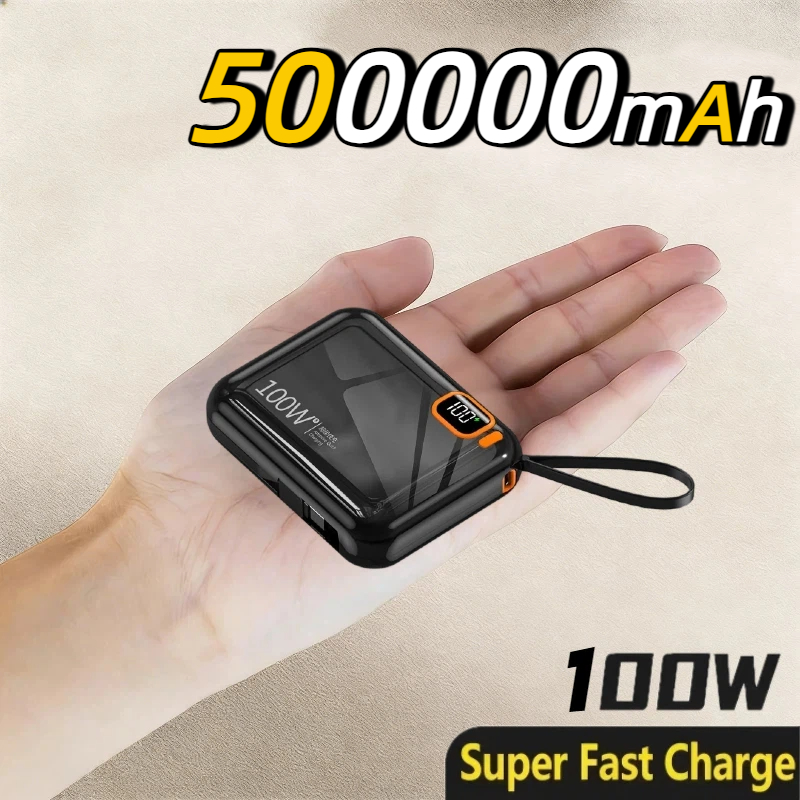 Solar Charger Panel Foldable - 50000mAh Power Bank 100W Detachable Usb