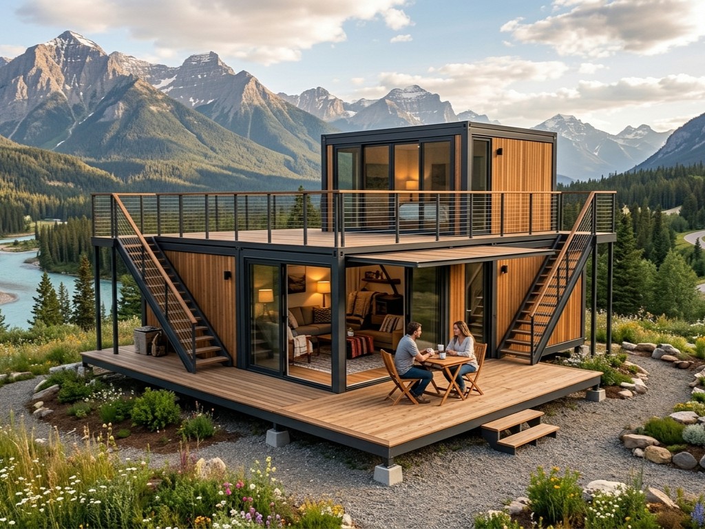 Eco Friendly Prefab House with - Sustainable Living House 리뷰 및 가격
