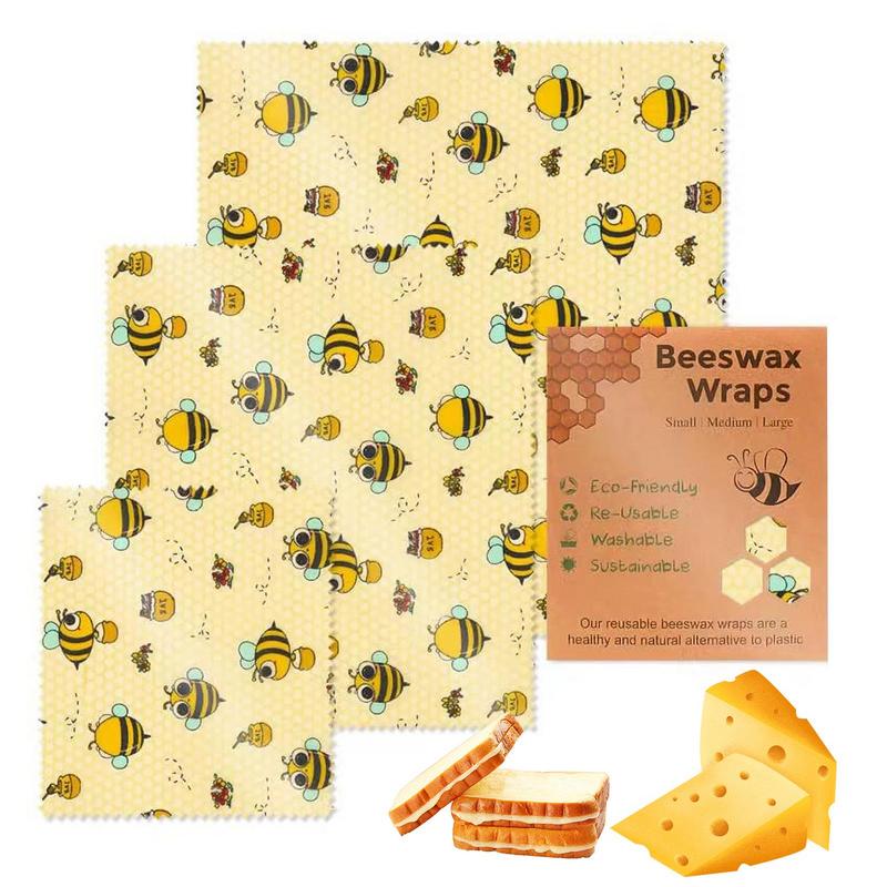 3pcs Reusable Food Fresh Keepi - Beeswax Wrap Reusable 리뷰 및 가격