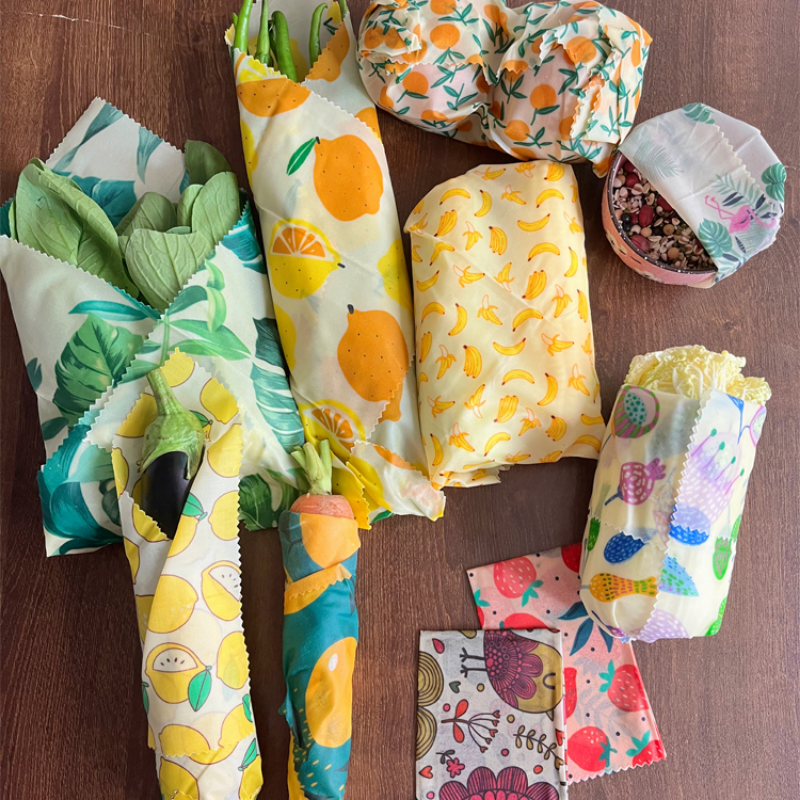 3PC/SET Environmental Organic  - Beeswax Wrap Reusable 리뷰 및 가격