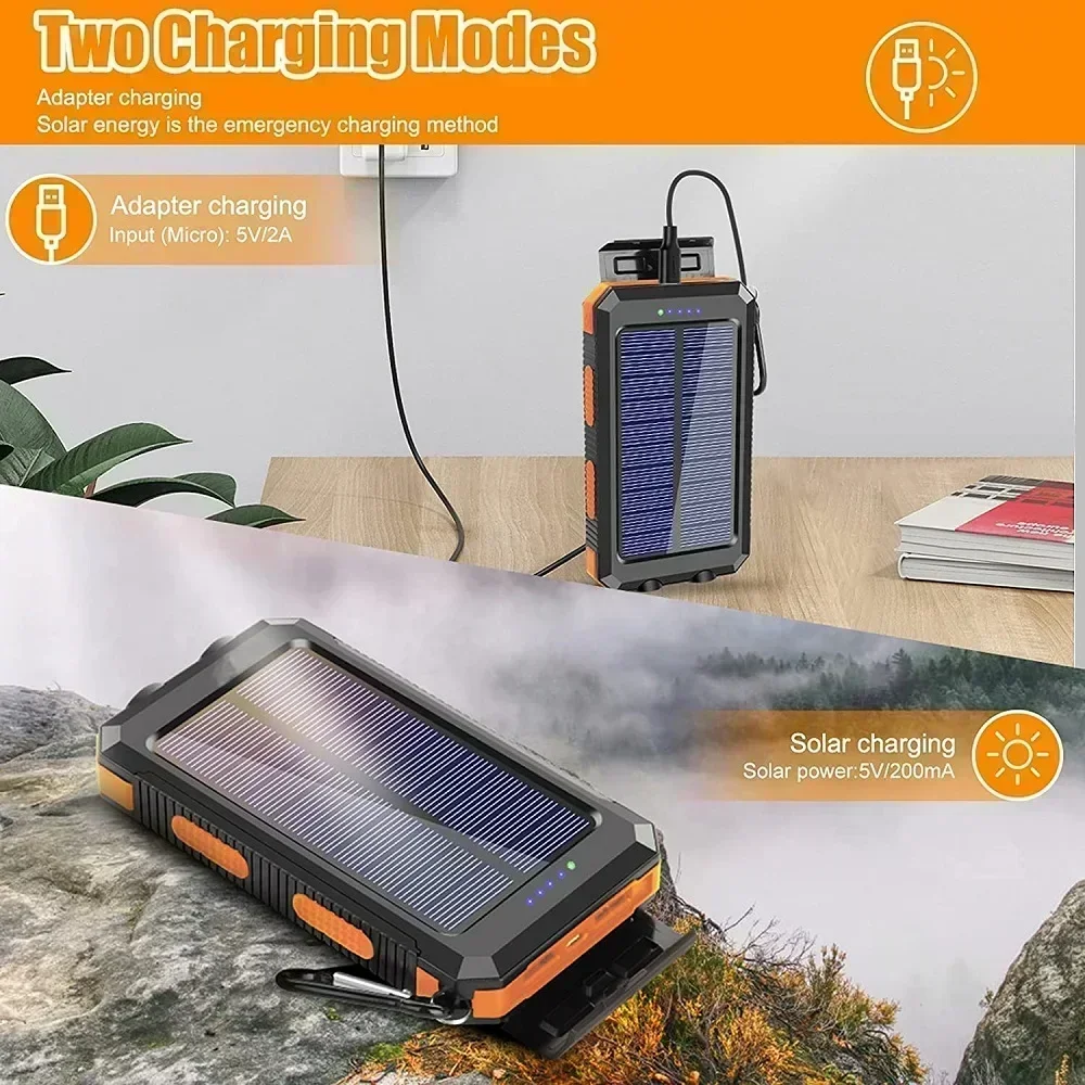 Lenovo 50000mAh Solar Power Ba - Solar Charger Panel Foldable 리뷰 및 가격
