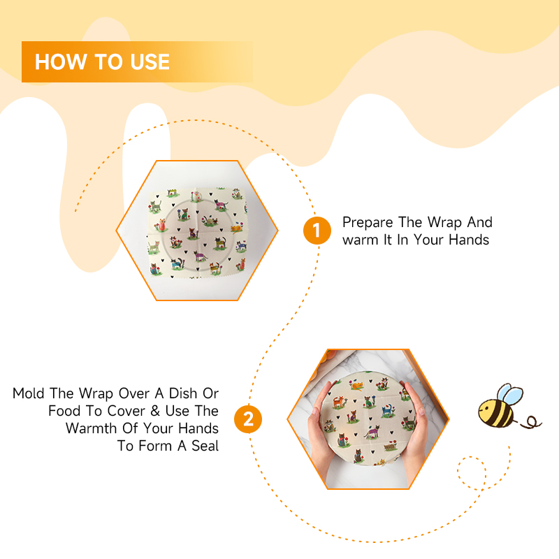 6 Packs (2S. 2M, 2L) reusable  - Beeswax Wrap Reusable 리뷰 및 가격
