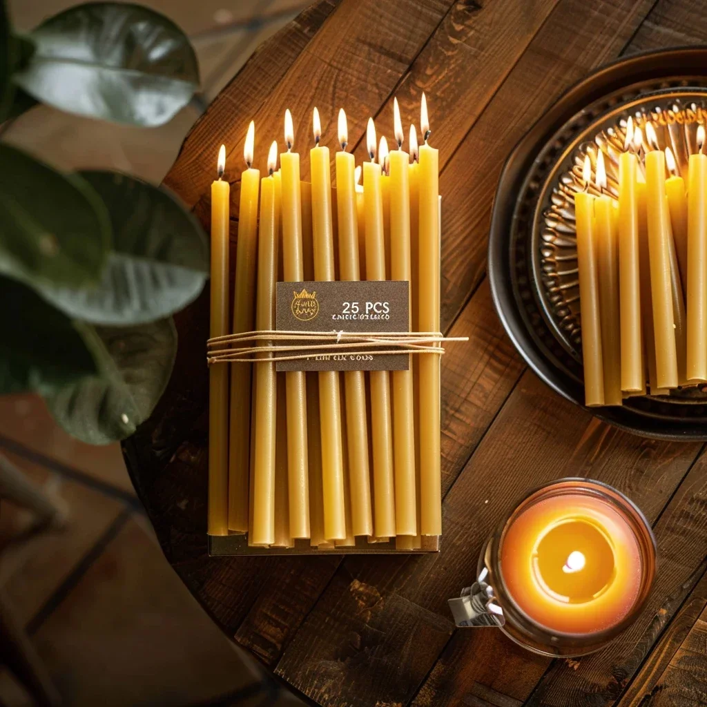 25PCS/1PACK Hanukkah Candle Na - Beeswax Wrap Reusable 리뷰 및 가격