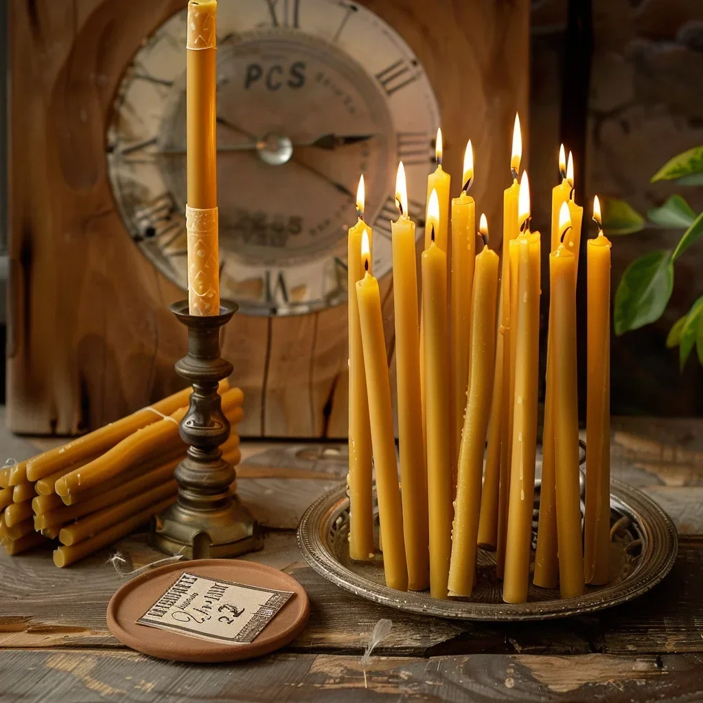 25PCS/1PACK Hanukkah Candle Na - Beeswax Wrap Reusable 리뷰 및 가격