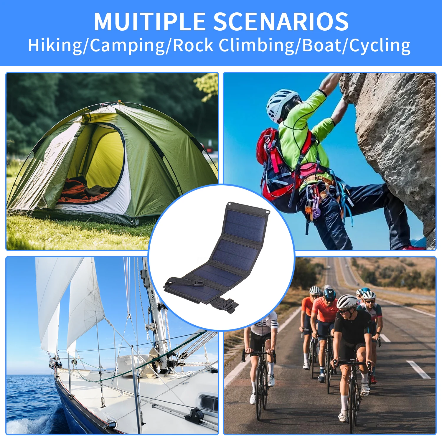 Foldable solar panel 20W 50W 6 - Solar Charger Panel Foldable 리뷰 및 가격