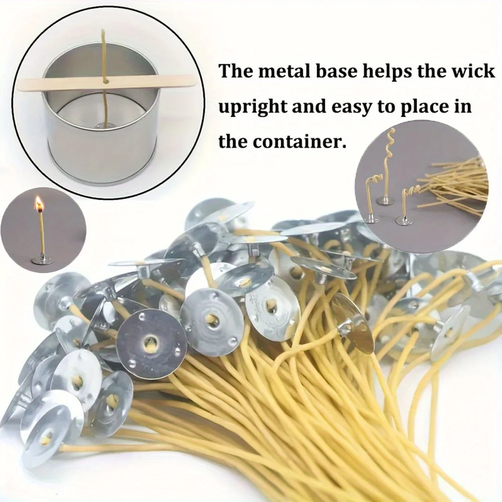 Candle Wicks 50 PCS 8 Inch Hem - Beeswax Wrap Reusable 리뷰 및 가격