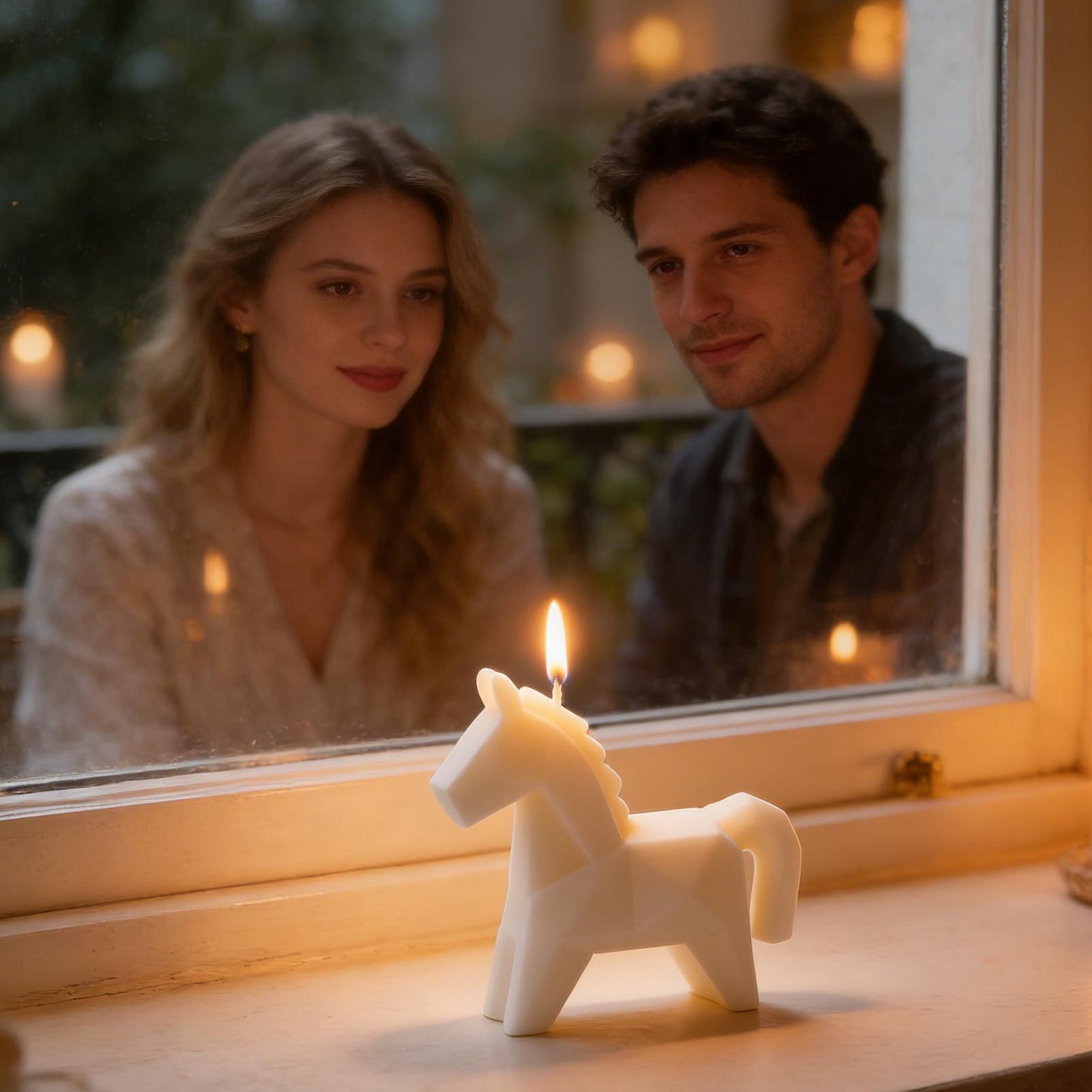 Horse Figure Scented Candle Tr - Beeswax Wrap Reusable 리뷰 및 가격